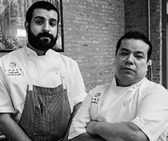 Chef Ajay Popli + Chef Nelson Vinansaca